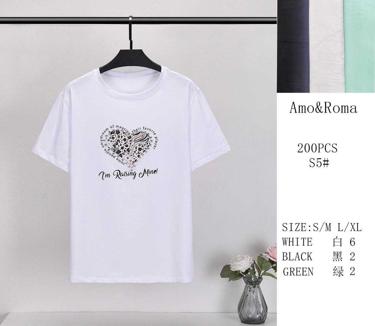 Жіночі футболки гуртом Amo&Roma