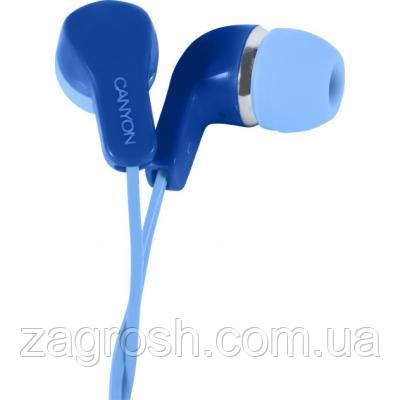 Promo Ціна! Навушники Canyon Blue (CNS-CEPM02BL) - тільки на ZaGrosh.com.ua