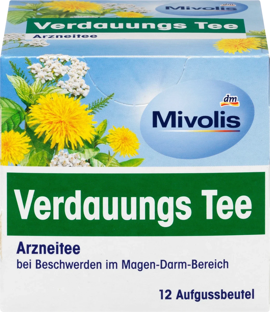 Лікувальний травний чай Mivolis Verdauungs Tee, 21 гр