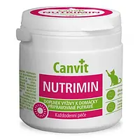 Витаминная добавка Canvit Nutrimin for Cats для улучшения пищеварения для котов, 150 г