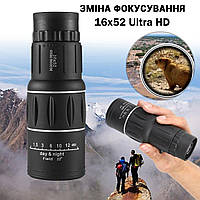 Мощный монокуляр Bushnell 16*52 бинокль для охоты рыбалки наблюдения Лучший туристический монокль