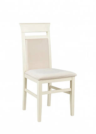 Дерев'яний стілець у вітальню або кухню «Алла» з тканинною оббивкою, м'яким сидінням та спинкою, фото 2