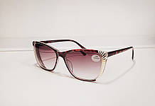 Сонцезахисні окуляри жіночі для зору, з діоптріями — 3,00