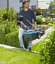 Газонокосарка акумуляторна (18 В, 380 мм) Gardena PowerMax Li-18 + 2 АКБ 4 А·год і ЗП, фото 5