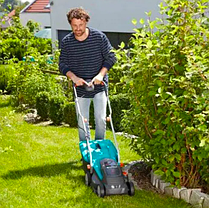 Газонокосарка акумуляторна (18 В, 380 мм) Gardena PowerMax Li-18 + 2 АКБ 4 А·год і ЗП, фото 6