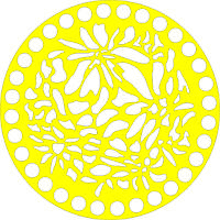 Основа для в'язання сумок. кошик 3