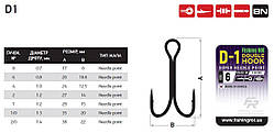 Двійник Fishing ROI Double hook D-1 BC