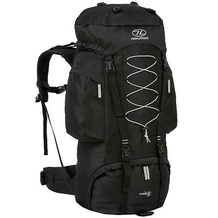 Рюкзак туристичний Highlander Rambler 88 Black/Silver (RAM088-BK.SR), фото 1