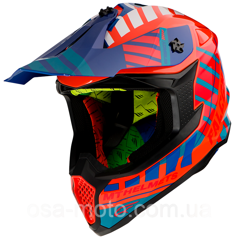 Мотошолом кросовий MT FALCON Energy Gloss Orange