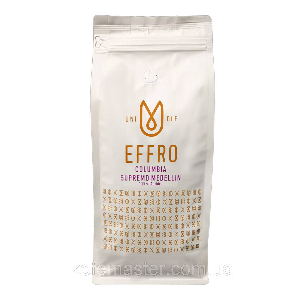 Кофе в зёрнах EFFRO COLUMBIA 1 кг. 100% арабика моносорт