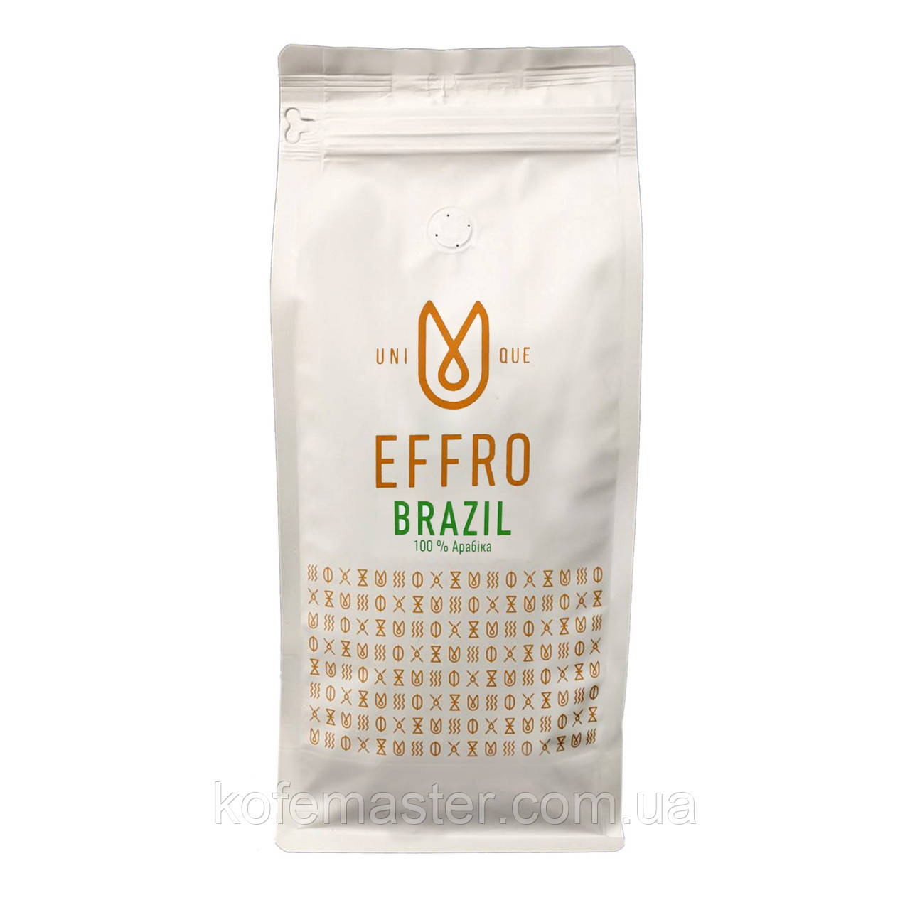 Кава в зернах EFFRO BRAZIL 1 кг. свіжого обсмажування, 100% арабіка