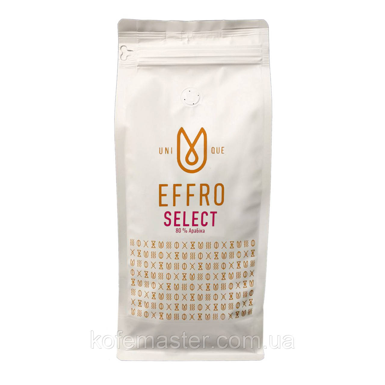 Кава в зернах EFFRO SELECT 1 кг. свіжого обсмажування, 80% арабіка