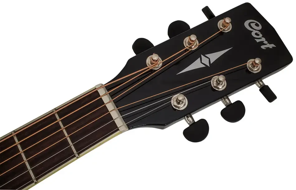 Акустическая гитара с датчиком Cort AD880CE Black - фото 2 - id-p493996864