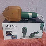 Ручна портативна міні праска відпарювач для одягу дорожній Mini Iron 2в1, фото 3