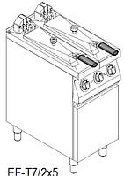 Фритюрница KOGAST EFT7/2x5