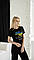 Яскрава жіноча патріотична футболка "Все буде Україна" Н-08, фото 2