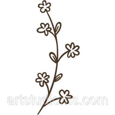 Чипборд "квіти"