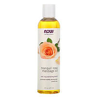 Массажное масло с розой NOW Foods "Tranquil Rose Massage Oil" расслабляющее (237 мл)