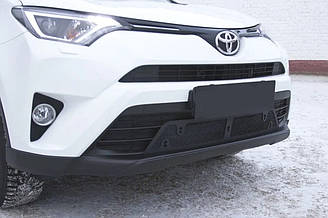Захисна сітка решітки переднього бампера Toyota Rav4 2015-2018 г. Тойота Рав4