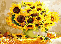 Картина за номерами 3D 2 в 1 алмазна мозаїка та розмальовка на підрамнику 40х50 см