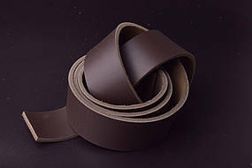 Ремінна смуга з покриттям, колір: шоколадний (Сорт 2-4), ширина 40 мм