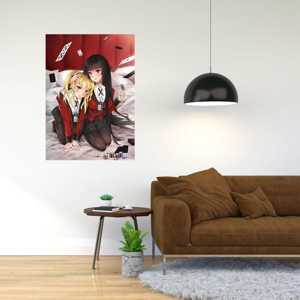 Плакат-постер з принтом "Kakegurui Compulsive Gambler - Шалений азарт (манга, аніме) 6"  А2