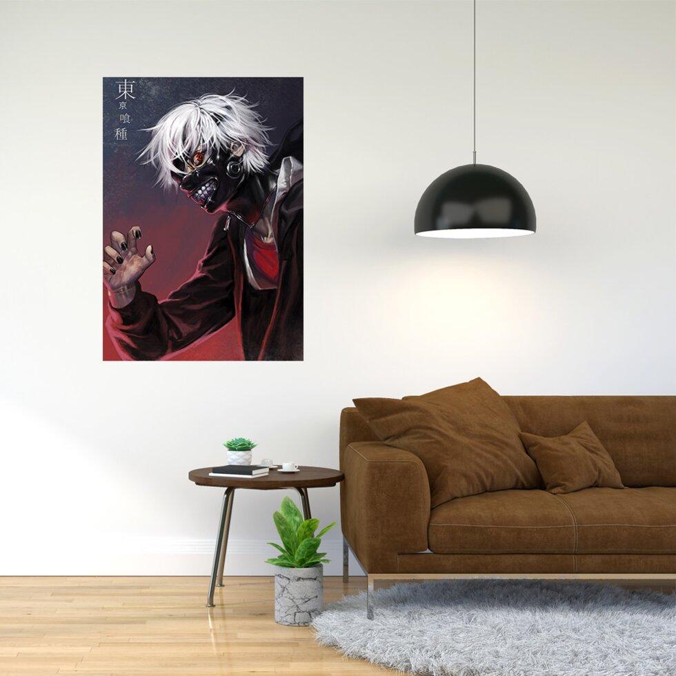 Плакат-постер з принтом "Tokyo Ghoul - Токійський гуль (манга в жанрі темного фентезі, аніме) 13"