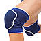 Волейбольні наколінники спортивні гімнастичні Zelart (чорні, сині), фото 4