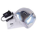 Професійна SUN X Chrom mirror(дзеркальна) гібридна UV/LED лампа, 54 Вт., фото 5
