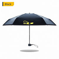 Кишенькова парасолька Pocket Umbrella Чорна, маленька парасолька парасолька від дощу | зонтик от дождя