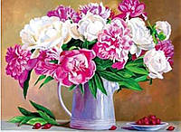 Картина за номерами 3D 2 в 1 алмазна мозаїка та розмальовка на підрамнику 40х50 см CY2343