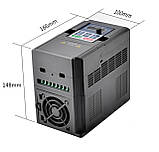 Скалярний частотний перетворювач 2.2кВт A200 (частотник) 220В вхід, 380В вихід, частоти 0-400Гц, фото 2