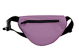 Стильна містка фіолетові сумки на пояс з екошкіри, фото 8