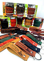 Рюмка в натуральній шкірі з написом Свiтязь