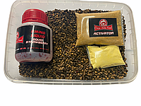 Набір Carp Tasty Food Flat Method Mix 4 в 1 Squid Strawberry