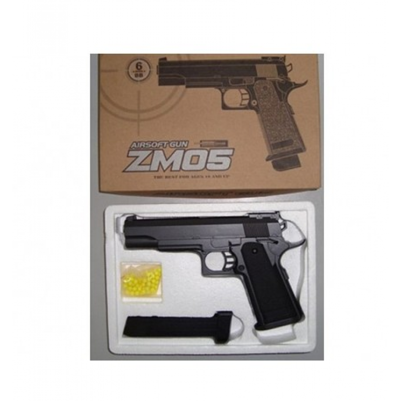 Іграшка Дитячий пістолет ZM05 метал + пластик корпус,