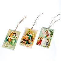 Декоративні бірочки "Різдвяні ангели" Elisey