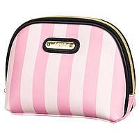 Косметичка рожева "Смужки" (20*15*6) Elisey