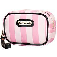 Косметичка рожева "Смужки" (16*11*7) Elisey