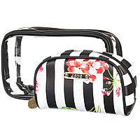 Косметичка набір 2 шт. "Герань" (21*12*6) Elisey