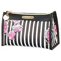 Косметичка чорна "Троянди" (20*13*8) Elisey