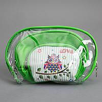 Набір косметичок "Сова" *рендомний вибір дизайну Elisey