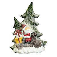 Статуэтка "Дед мороз с елкой" (большой размер), Elisey, Керамика