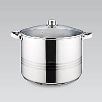 Каструля Maestro з кришкою 30x23 см 16л MR-3517-16
