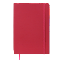 Блокнот ділової TOUCH ME, L2U, А5, 96 л., лінія, малиновий, позов.шкіра