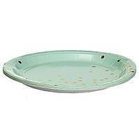 Набір тарілок "Горошинки" 23 див., 10шт. *4 кольори Elisey