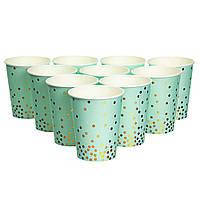 Набір склянок "Горошинки" 10шт. *4 кольори Elisey