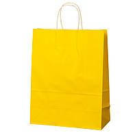 Крафтового пакет, жовтий 26 * 32 * 12 Elisey 12шт