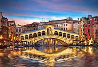 Пазл С-104215, Міст Ріальто вночі, Венеція, 1000 ел., 68 x 47 см, упаковка 35 x 25 x 5 см