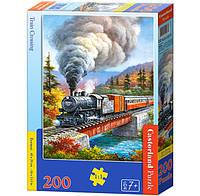 Пазл В-222070, Залізна дорога, 200 ел., 40 x 29 см, упаковка 32 x 22 x 4.7 см